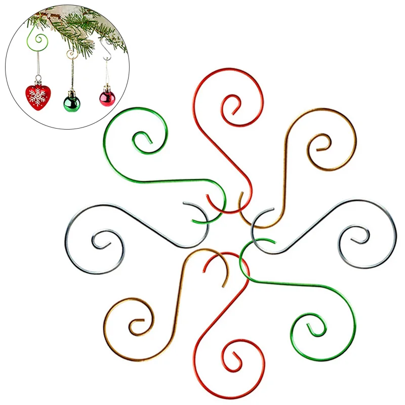 20PC Kitchen Bedroom Metal S Shaped Hooks Multi-function Railing Hanger Hook Clasp Holder Hanging Storage Tools for Xmas |