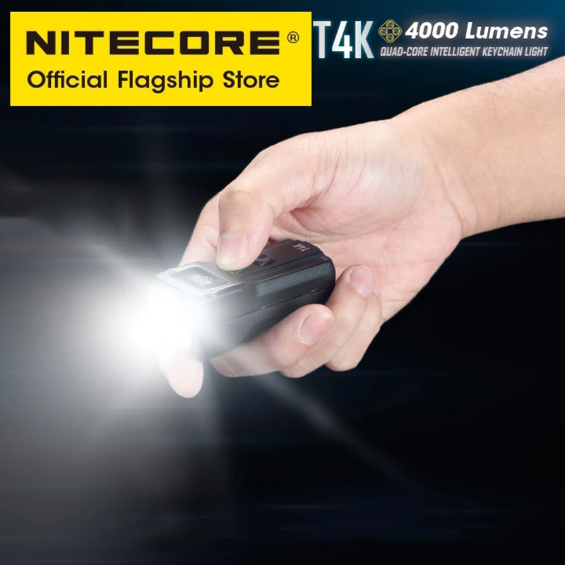 Скидка Вспышка для исследования NITECORE TM10K, 10000 люмен, крошечный монстр, ультра-высокий светодиодный экран, зарядка, встроенный аккумулятор, 288 метров