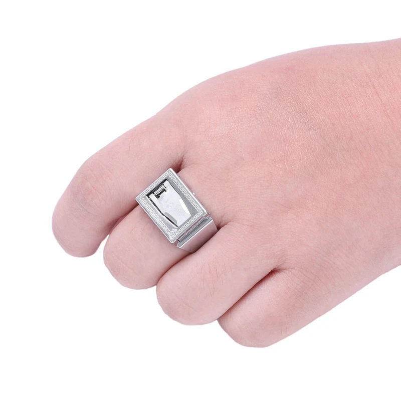 

New Sale Joint Ring Self-Defense Artifact Antiwolf Ring Body Guard Ring Invisibility Belt Knife Outdoor Equipment Gift For Girlf