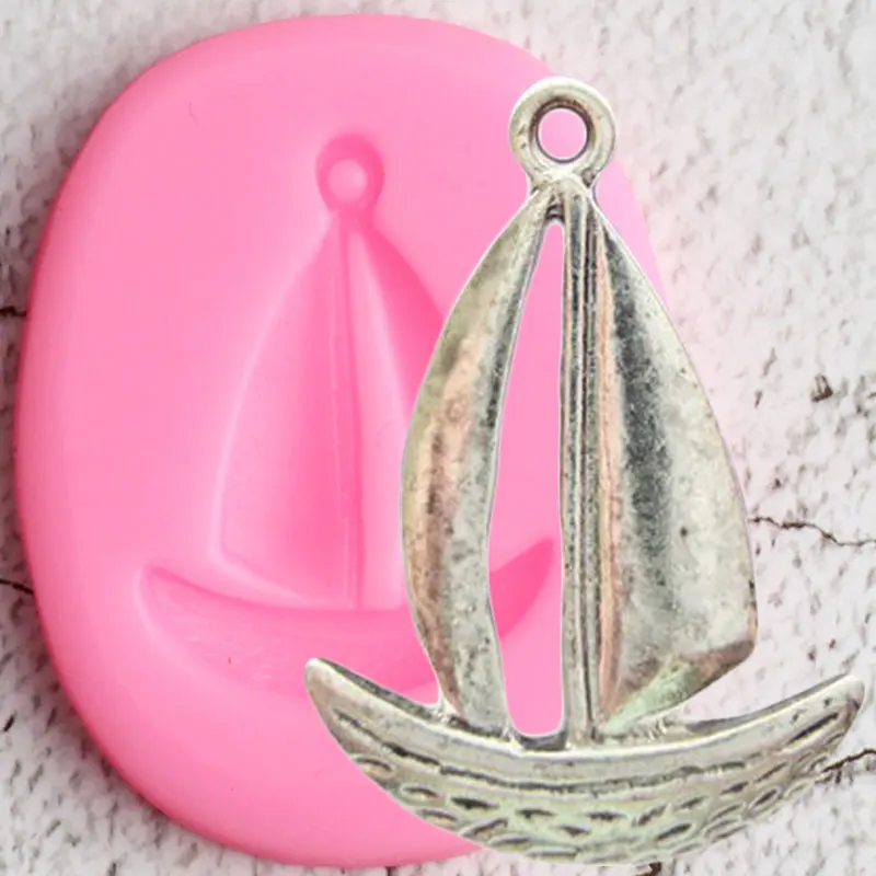 Силиконовые формы с парусником для самостоятельной сборки детской вечеринки |