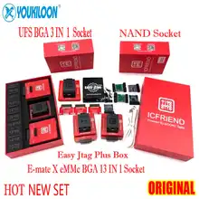 Легкий Jtag plus box легкий JTAG UFI MEDUSA ISP адаптеры UFS 3 в 1 розетка E-MATE разъемов EMMC BGA