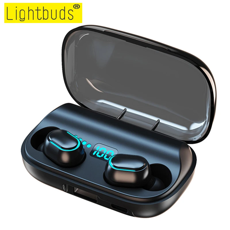 

TWS-наушники с поддержкой Bluetooth 5,0 и зарядным футляром