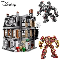 disney marvel avengers base alliance temple building block toy iron man boy creative child gift fun game building block toy
