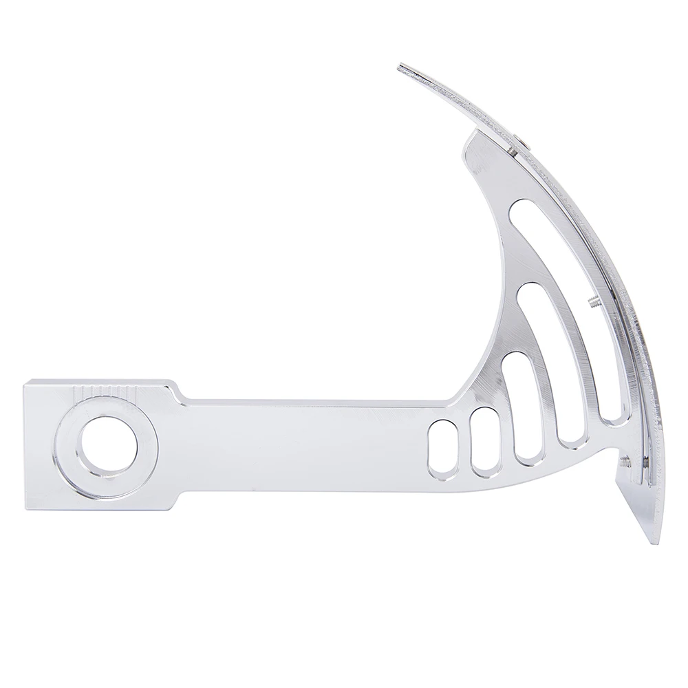 Заготовка алюминий черный хром маятник Боковое крепление кривая хвост номерной