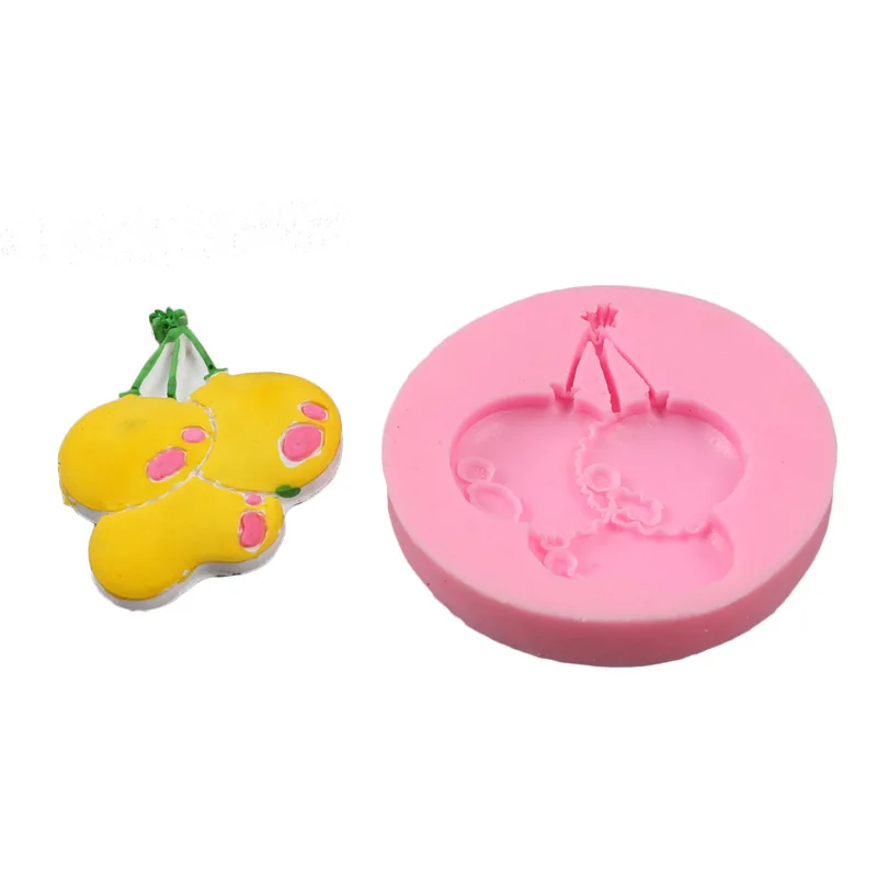 

Three small balloons Silicone fondant mold Cake decoration mould DIY baking mold fondant molds