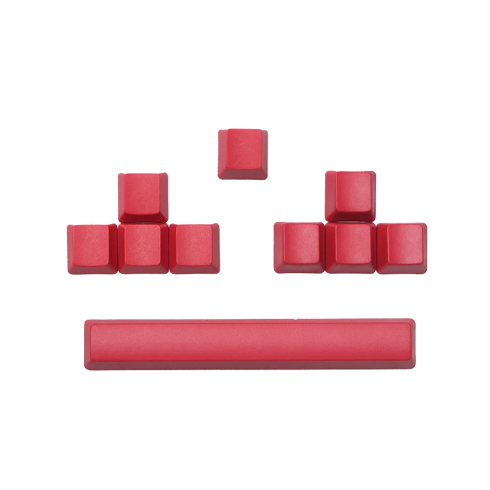 PBT красные колпачки без символов ESC Arrow WASD пробковые для переключатель Cherry Mx
