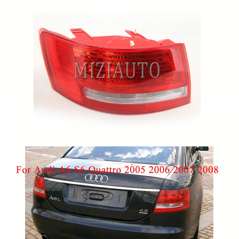 Задний фонарь для Audi A6 S6 Quattro 2005 2006 2007 2008 без провода лампы с твердостью