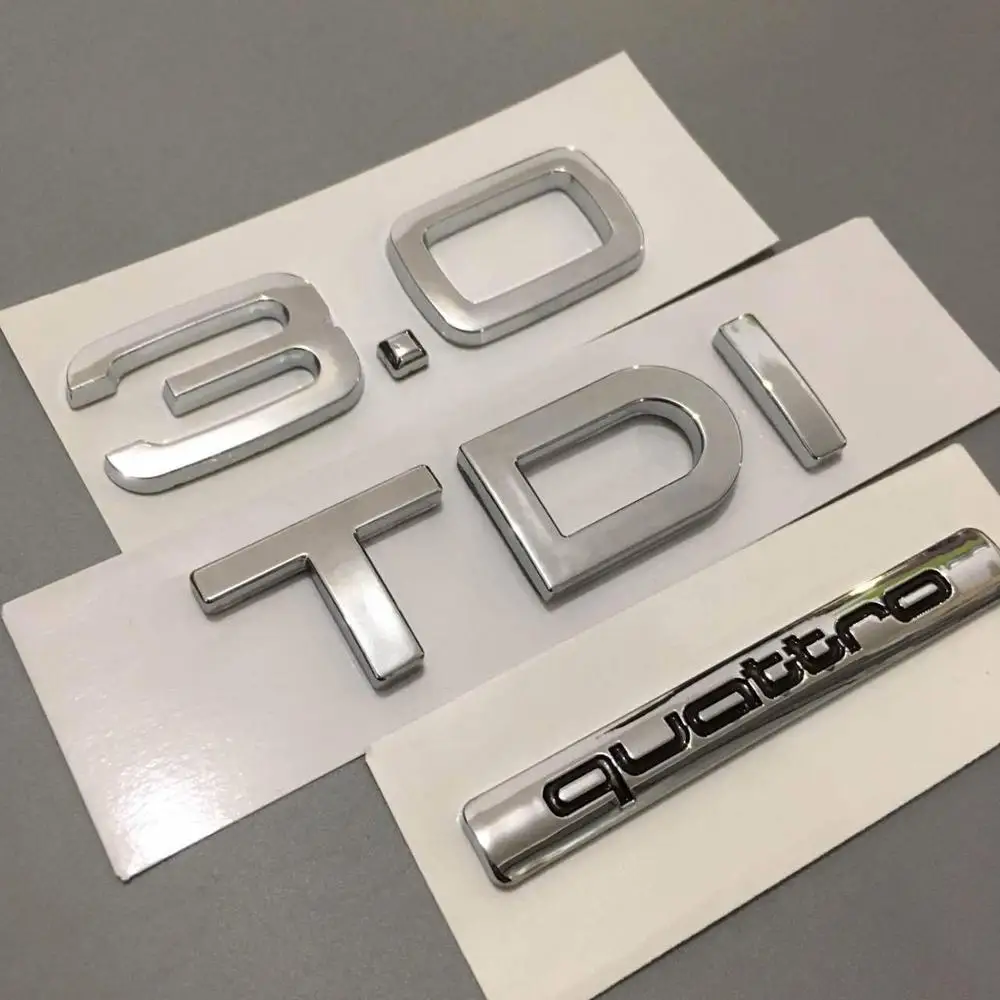 Наклейка с логотипом на автомобиль ABS модификация багажника 2 7 TDI A4 A6 A8 для audi A3 8P B8