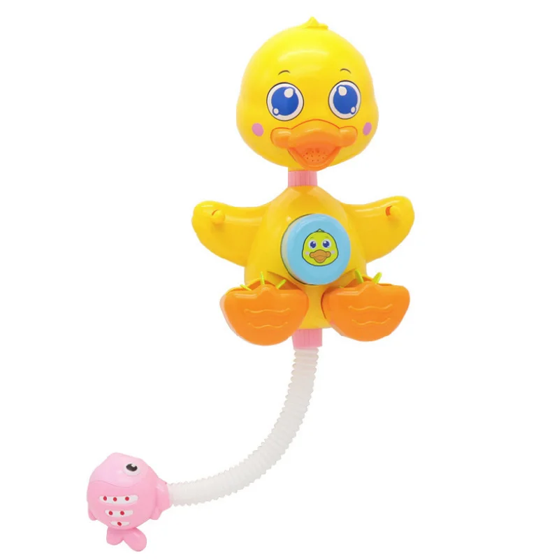 

Baby Bathroom Toys Duck Shower Waterplay Toys Flowers Sprinkle Shower Manual Press Effluent