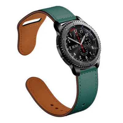 pine green Gear S3 frontier ремешок для samsung Galaxy Watch 46 мм 22 мм ремешок для часов huawei watch gt 2 ремешок кожаный спортивный браслет ремешок для часов 46 - Цвет ремешка: pine green