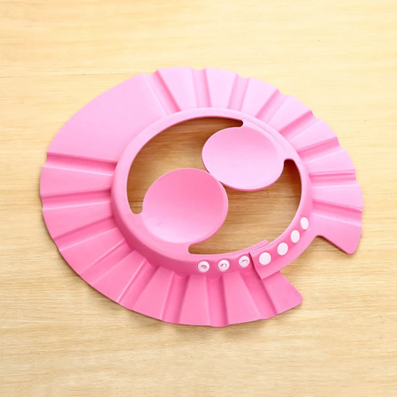 

Baby Shower Caps Adjustable Shampoo Cap Waterproof Ear Protection Shampoo Bathing Shower Cap Wash Hair Visor Caps Bathing Hat