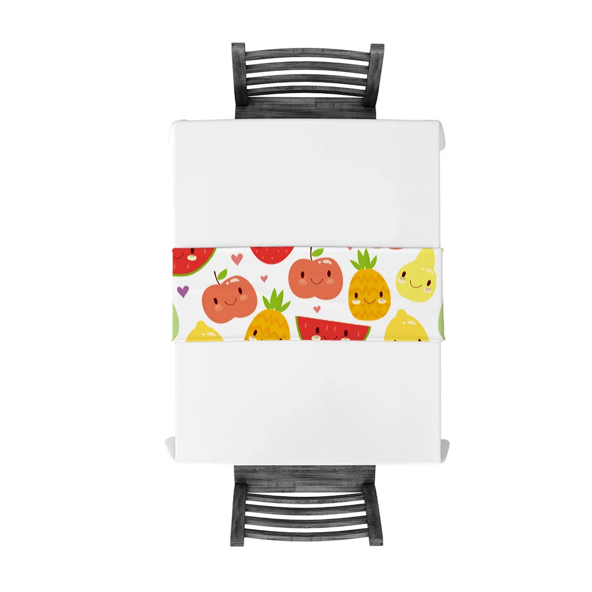 Длинная настольная дорожка с фруктами милый арбуз клубника Настольная скатерть