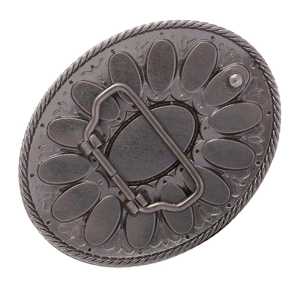 Металлический ковбойский ремень в стиле вестерн овальный красный бисер |