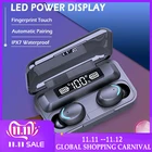 Стереонаушники F9 спортивные водонепроницаемые, TWS, Bluetooth 5,0, 1200 мА  ч