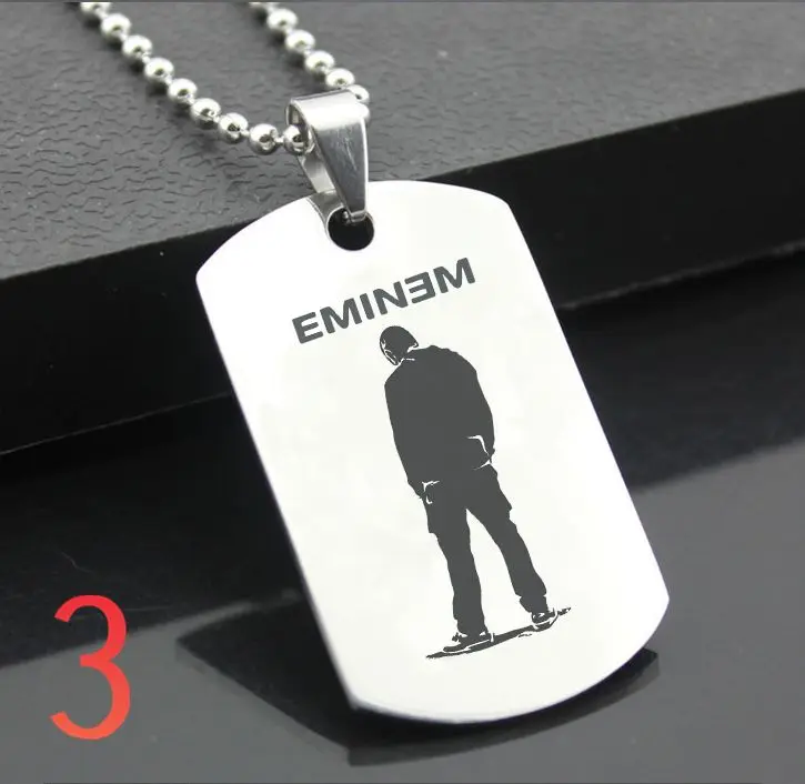 Ключ брелок Eminem XH01 из нержавеющей стали классический модный с гравировкой