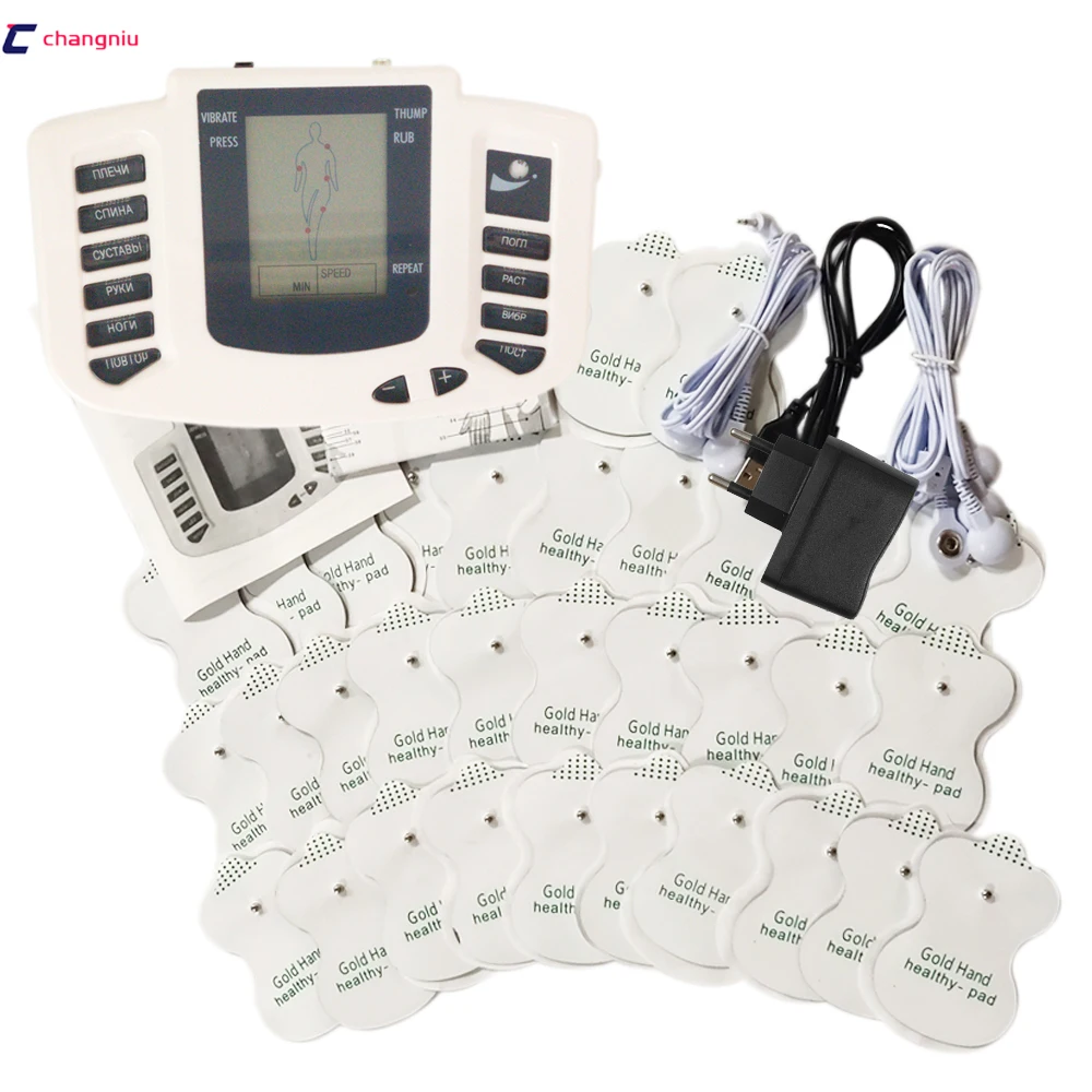 

JR309 care health electric muscle stimulator Massageador pads Tens Acupuncture Therapy Machine Massager Slimming Body 32pads