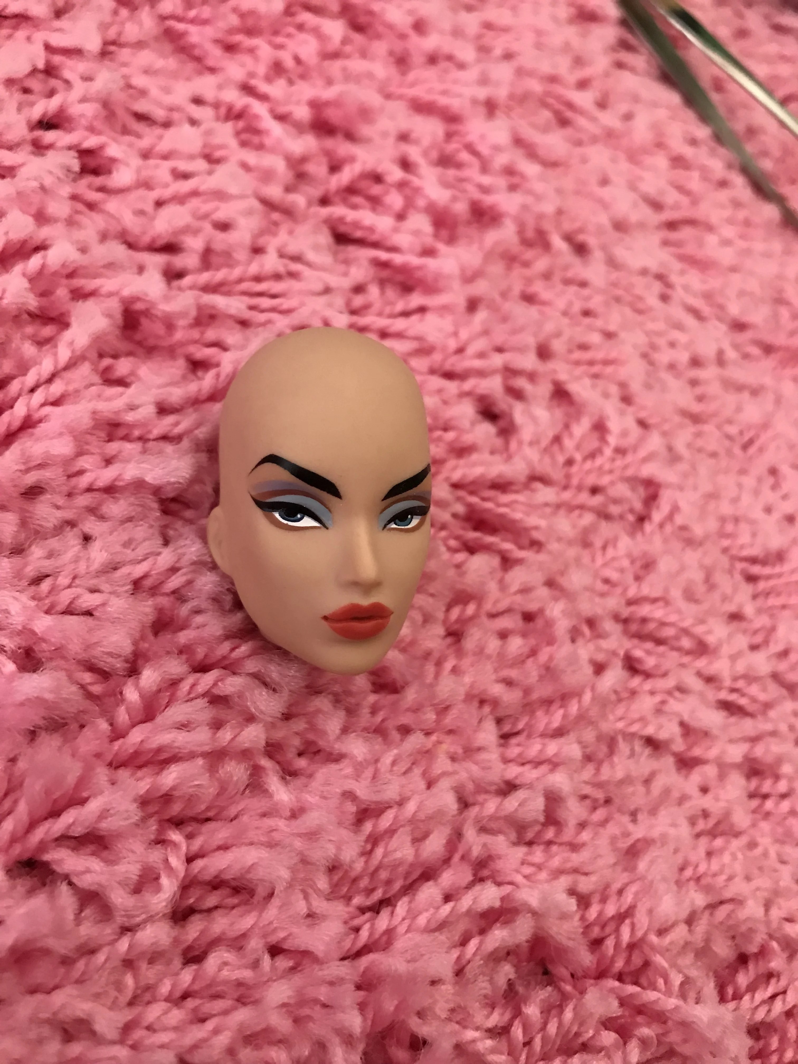 

30cm Original FR head FR doll heads Fashion license head quality doll heads girls Dressing DIY toy parts