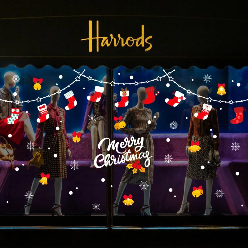 Рождественские наклейки &quotсделай сам&quot &quotрождественские носки&quot &quotнаклейки