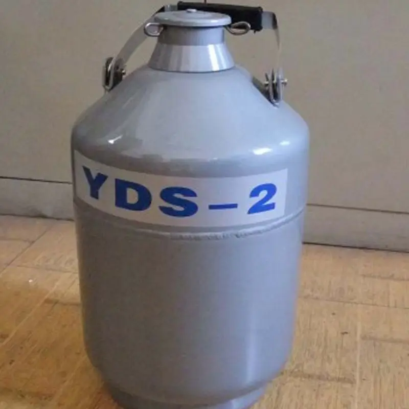 YDS-2 Aluminum Alloy Liquid Nitrogen Container 2l Dewar Volatile Low Thermal Insulation | Инструменты