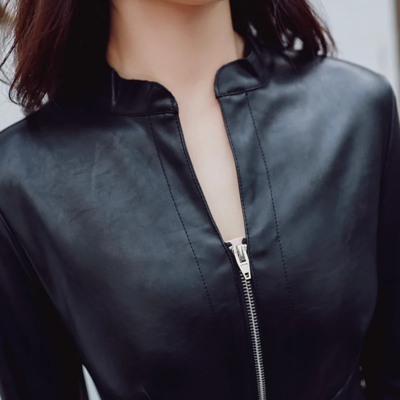 2021 для женщин с длинными рукавами одежда на молнии обтягивающие платья миди из