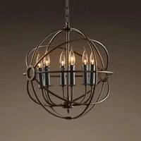 american loft retro industrial style bar restaurant creative personality chandelier barber shop commercial lighting lamps