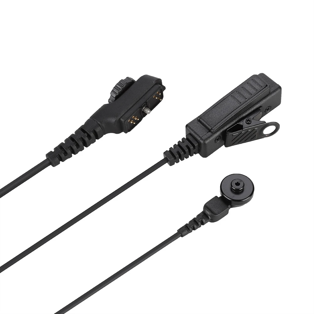 Одинарная 2Pin гарнитура для рации наушники с микрофоном акустическая Воздушная