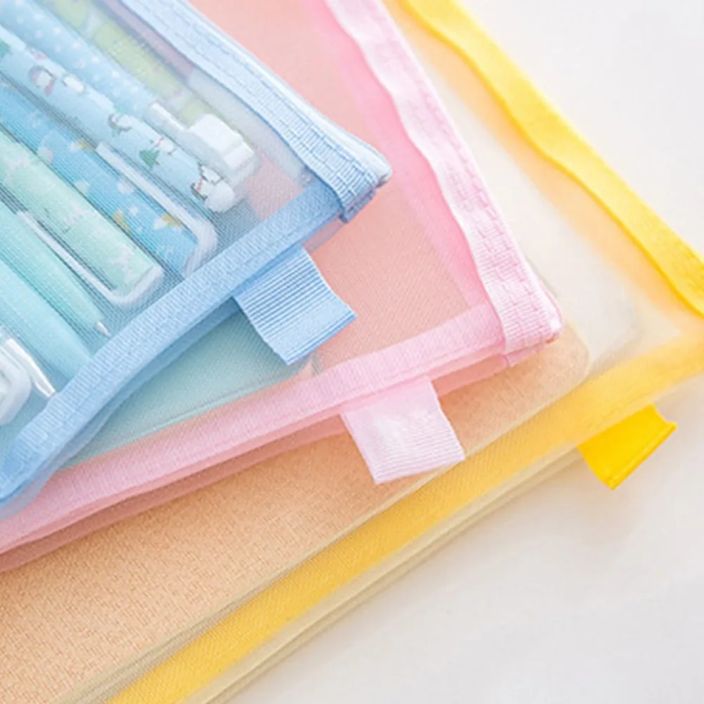 Одноцветная Сумка для документов прочный легкий ПВХ портфель сумка бумажные