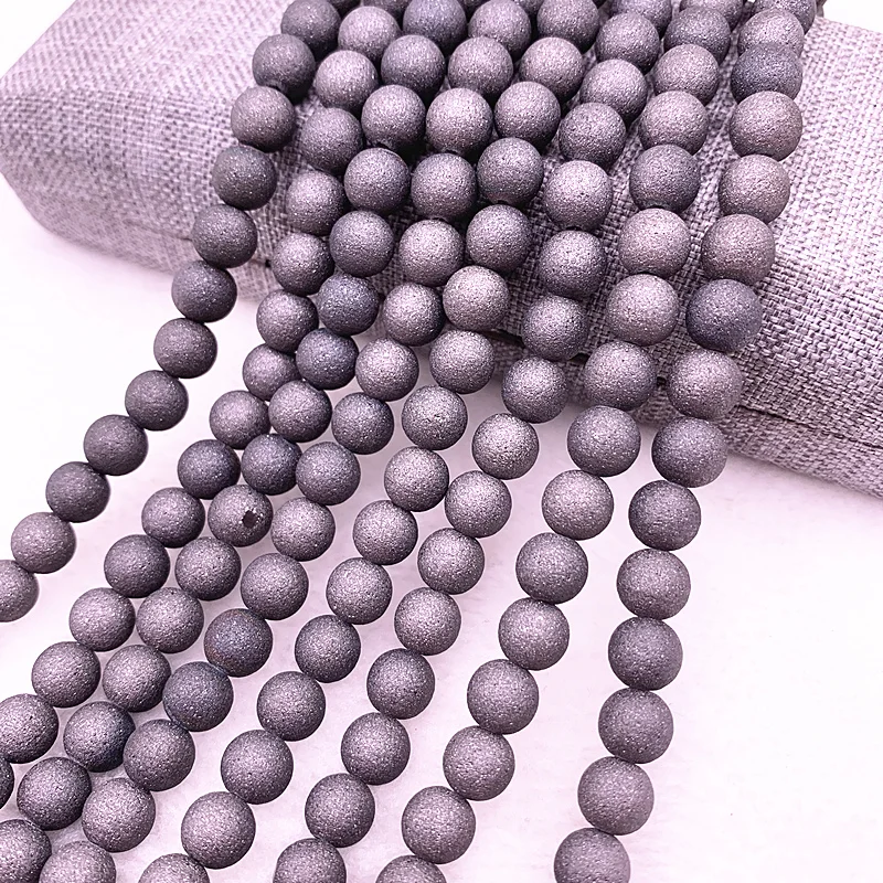 

New 6/8mm Austrian Frosted Matt Crystal Glass Beads Loose Spacer Beads Handmade for Jewellery Making DIY Bracelet Necklace #06