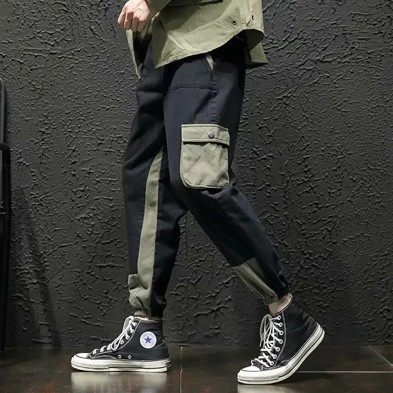 

drop shipping Hip Hop Sportswear Ankle-length Pants Casual Sweatpants Fitness Joggers Men Pants Street Trousers