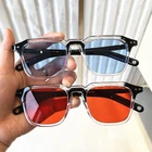 Модные новые европейские американские очки кошачий глаз солнцезащитные очки Женские Ретро солнцезащитные очки прозрачная коробка красочные очки 6 цветов
