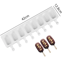 ice cream sticks silicone mold diy popsicle dessert chocolate lollipop candy bar baking mould kitchen tools accessories