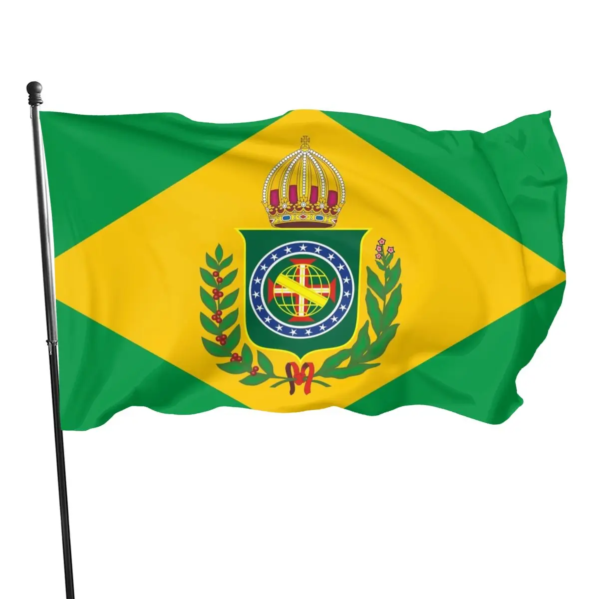 

Empire Of Brazil flag indoor and outdoor decoration 90x150cm