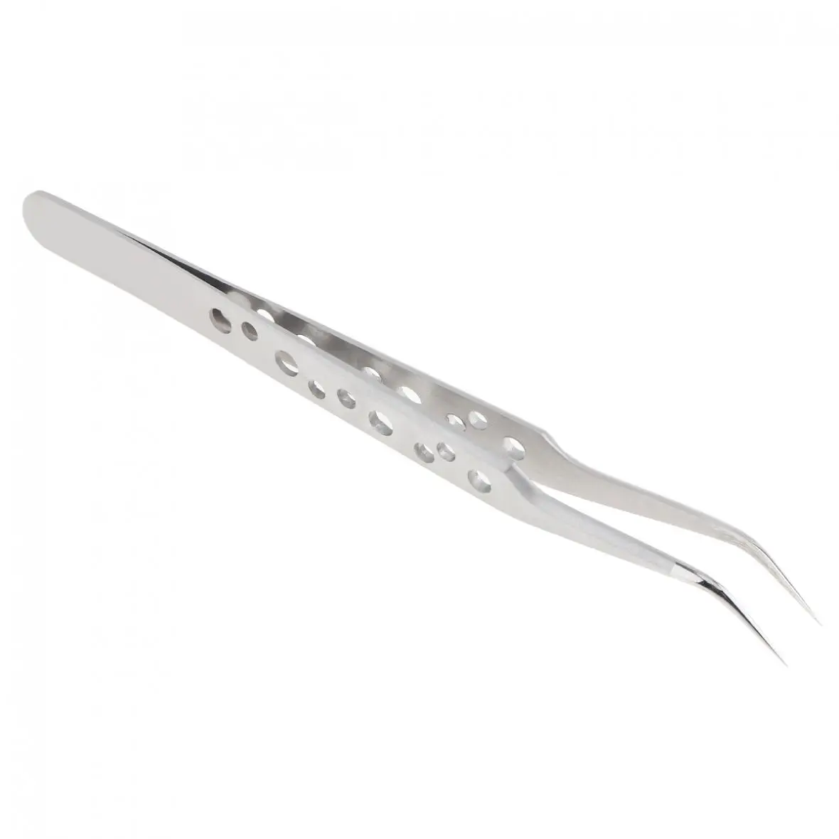 125 мм легкий точный электронный пинцет антистатический с изогнутым наконечником