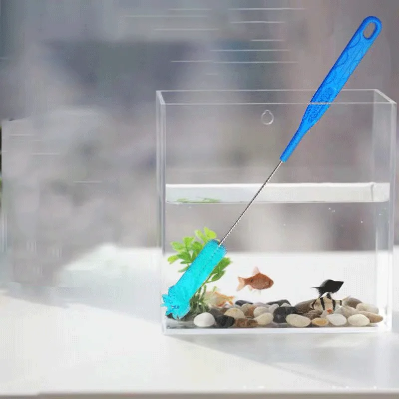 Нержавеющая сталь кухня pip соломы Чистящая Щетка fishbowl Уголок/трубка/вино пиво нейлоновая щетка для чистки с пластиком sgaft
