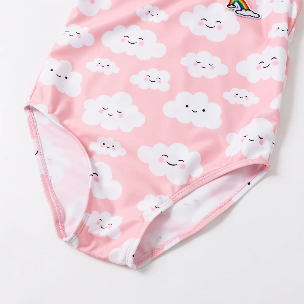 Новинка 2020 купальник для маленьких девочек Цельный классическое детское боди с