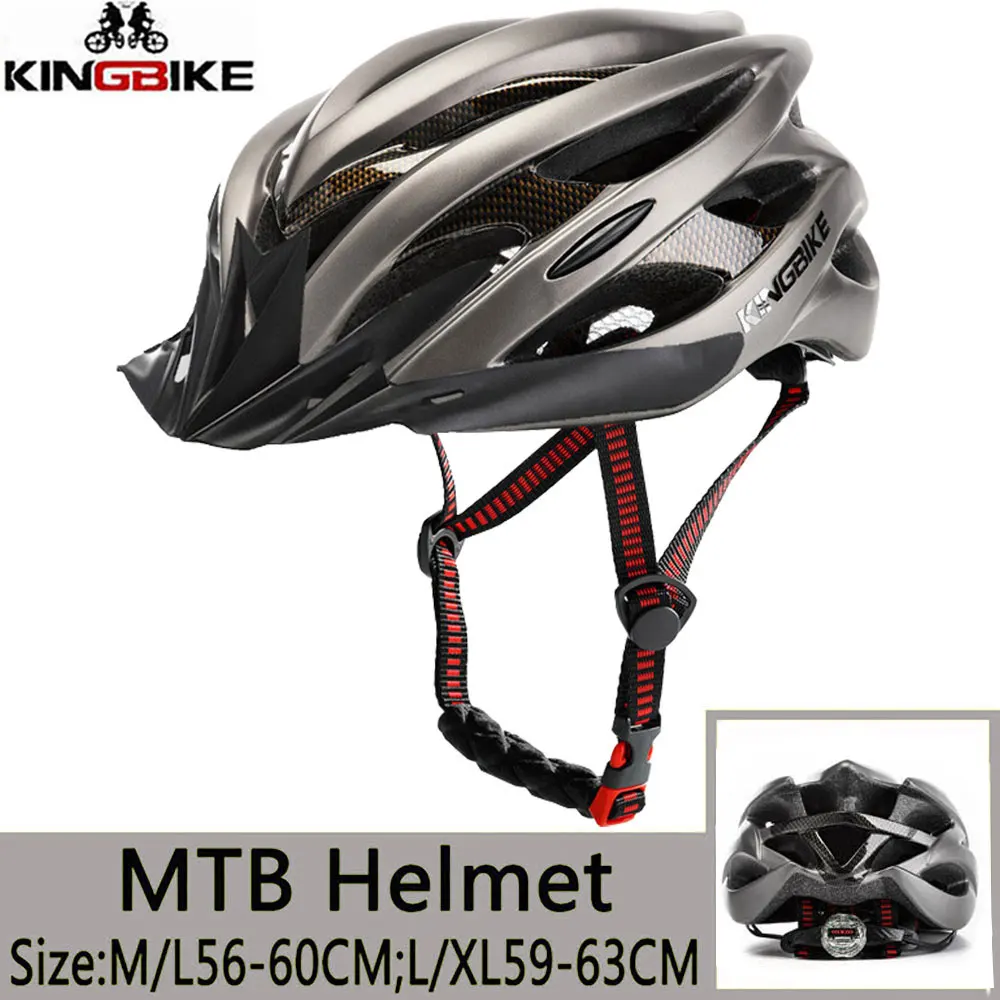 KINGBIKE шлем велосипедный взрослыйвелосипедный шлем для мужчин pro вело шлем шлем для велосипедавело шлем - Цвет: 629-Titanium