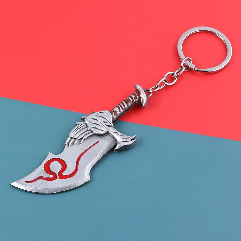 God Of War 4 брелок с логотипом Kratos Axe нож брелок для ключей меч OLYMPUS KRATOS оружие Модель кулон брелок для мужчин ювелирные изделия