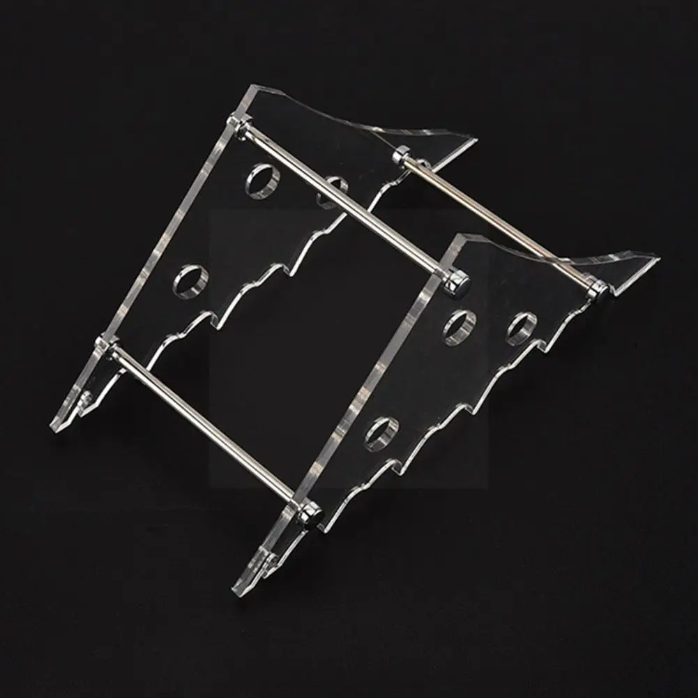 

Led High Transparent Acrylic Folding Knife Display Butterfly Knife Stand Military Detachable Watermelon Display Stand Knife O1W4