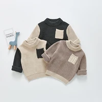 pudcoco 0 3t sweater autumn winter toddler baby girls boys children knitted clothes kids pullover toddler striped korean jumper