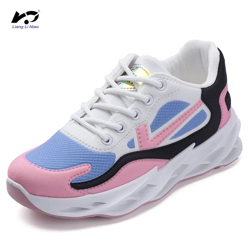

New Women's Summer Flat Shoes Breathable Comfortable Non-Slip Net Women's Lace-up Lightweight Platform Shoes sneakers women