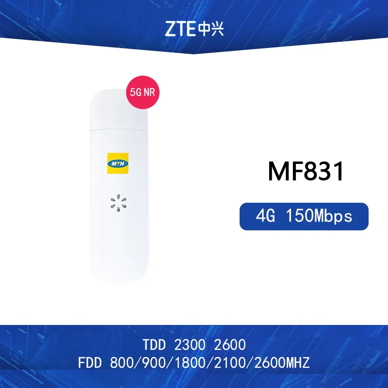 разблокированный zte mf831 4g 150 мбитс lte