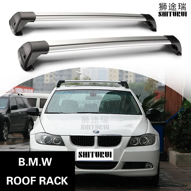 SHITURUI For BWM BMW 4 Series 1 Series  5 Series 2 Series 3 4 Serultra quiet truck roof bar car special aluminum alloy belt lock