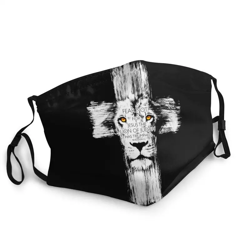 

Маска унисекс, Пылезащитная, стирающаяся, с изображением Иудейского льва