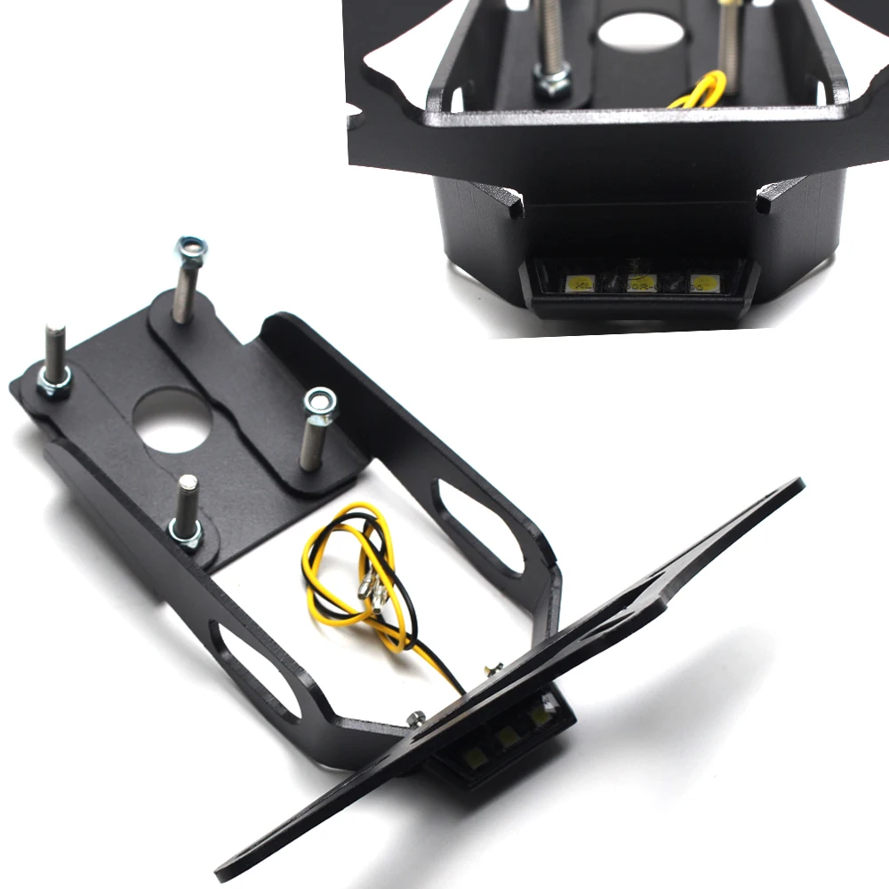 Держатель номерного знака светодиодный светильник рь для KAWASAKI Z650 NINJA 650 2017 2018 2019