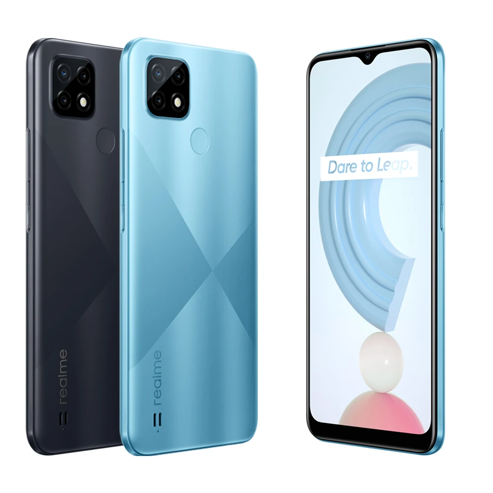 

realme C21 Global Version Smartphone Helio G35 Octa Core 4GB 64GB 6.5"display 5000mAh Large battery 47 Days Standby 3-Card Slot