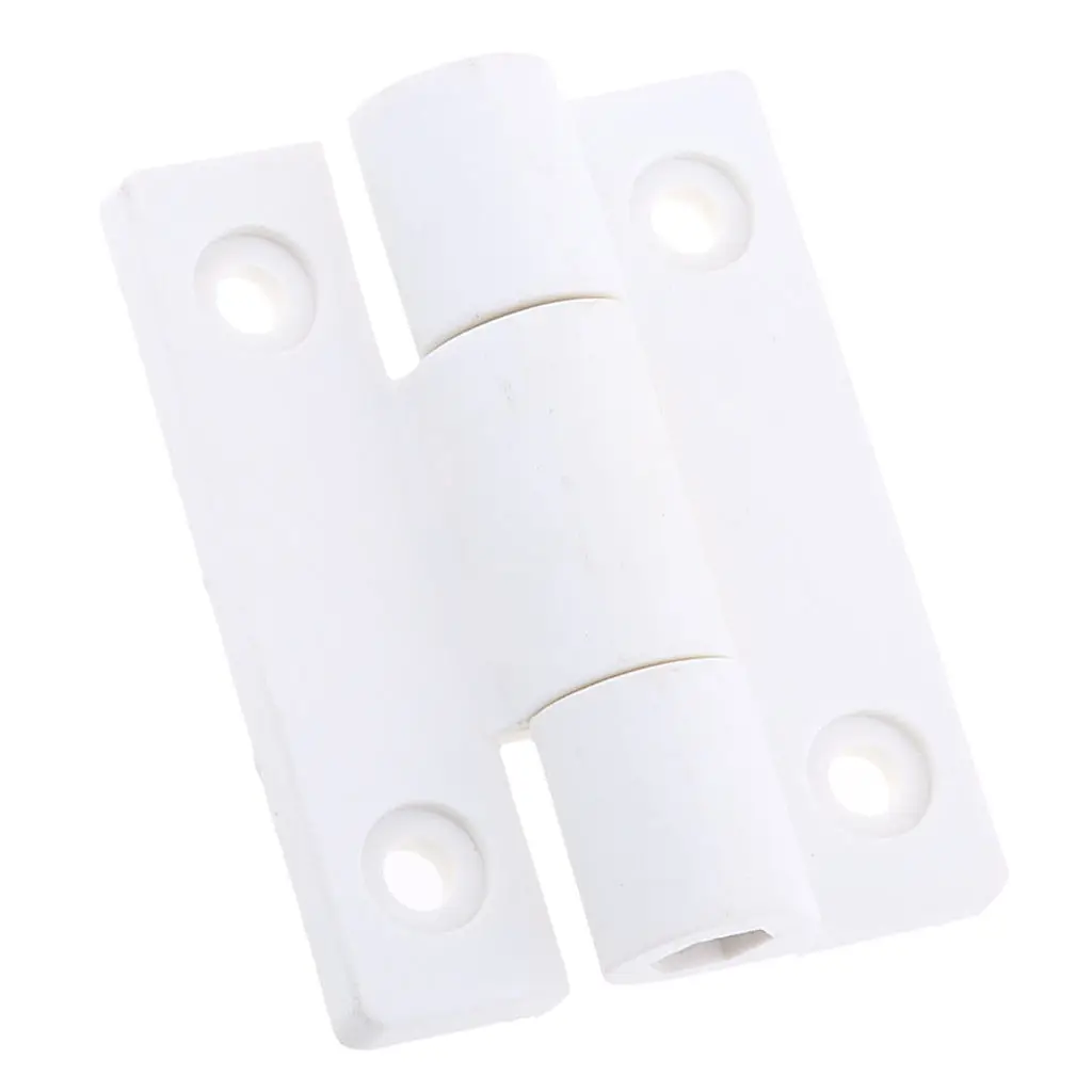 

56mm x 43mm 4 Countersunk Holes Torque Position Control Hinge White