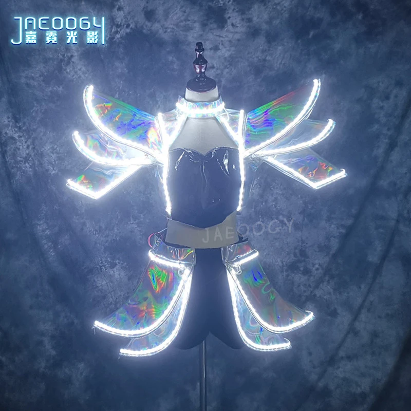 Высококачественная светодиодная светящаяся Одежда ночной бар мигающие