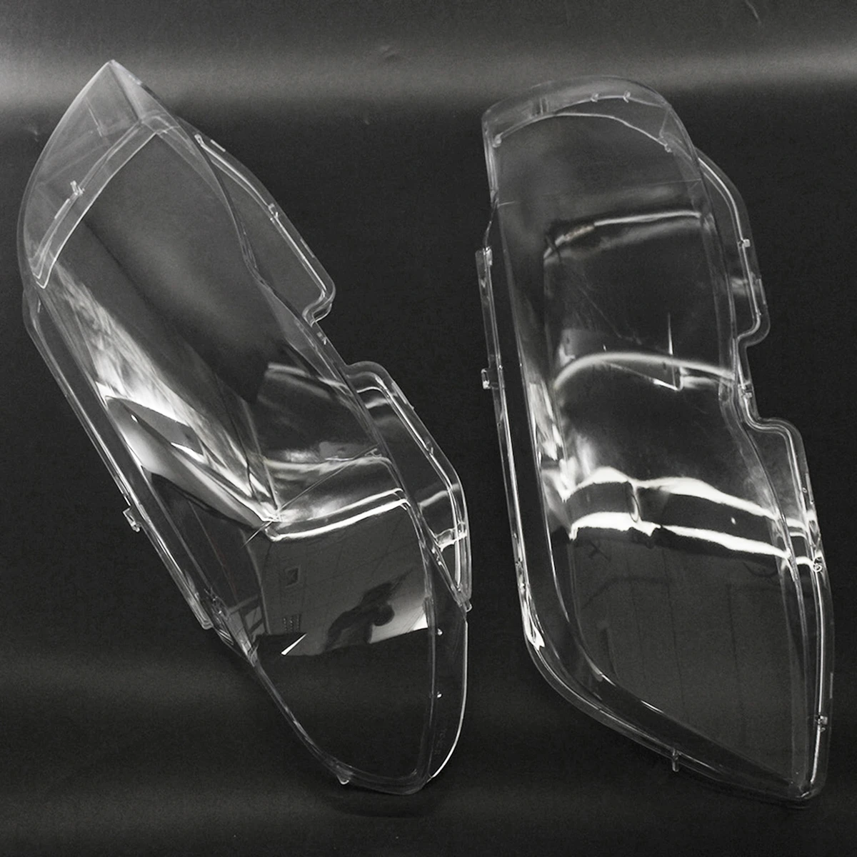 Накладка на переднюю фару защитное стекло прозрачный абажур с правой и левой