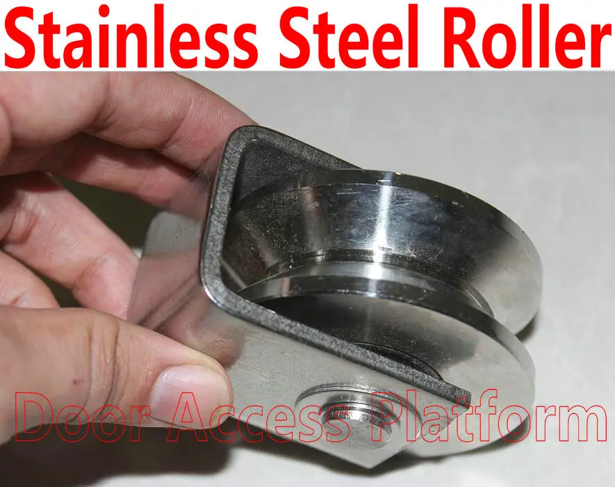 Роликовое колесо для ворот Открыватель дверей из нержавеющей стали
