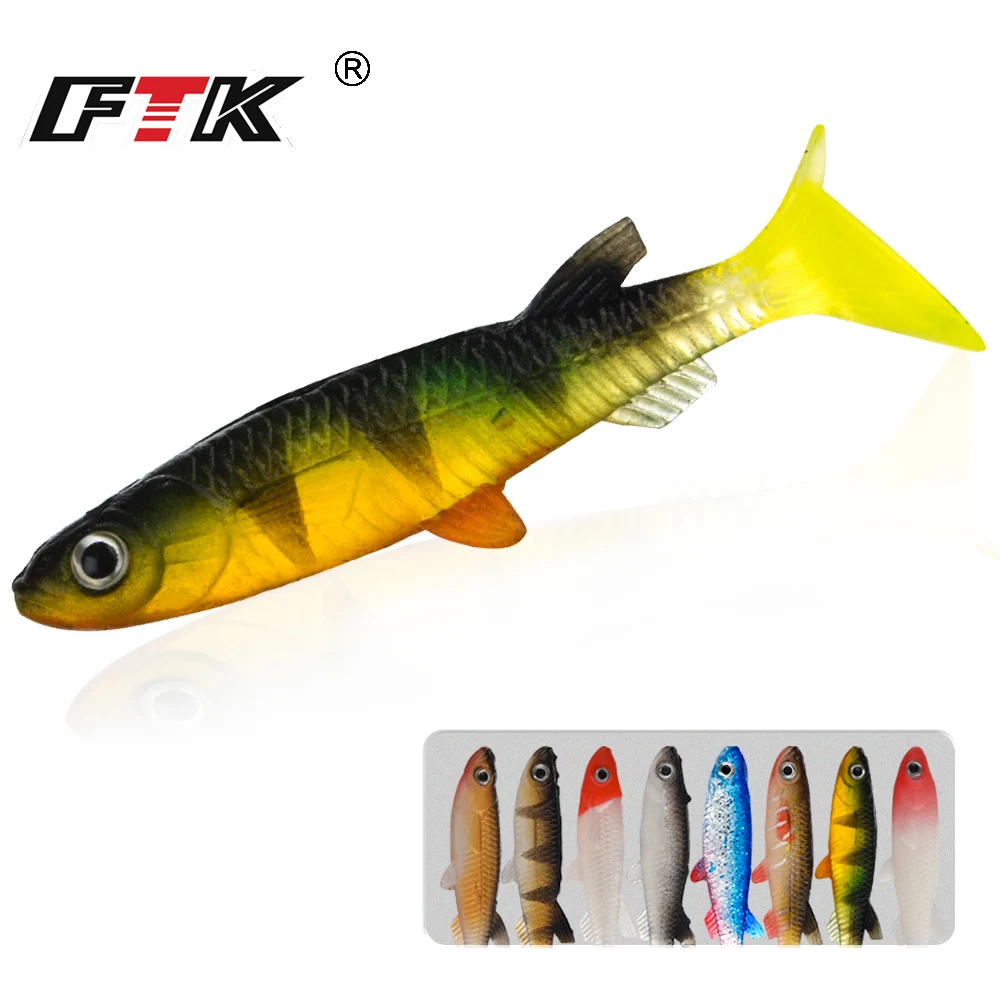 Приманка для рыбалки от FTK 6 см 15 шт/20 шт/25 шт Мягкая приманка Minnow Shad Fishlike